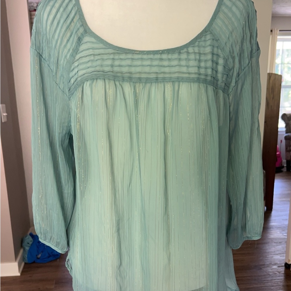 Dressy shear top